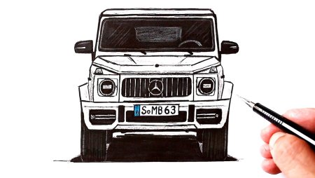 Раскраска Мерседес Гелендваген g63