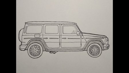 Мерседес Гелендваген g 63 чертежи