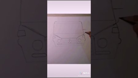 Мерседес Гелендваген рисунок