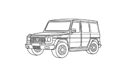 Mercedes-Benz g270 чертеж