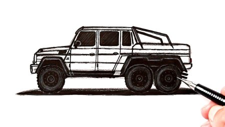 Mercedes Benz AMG g63 карандаш