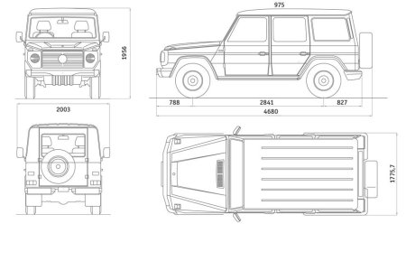 Раскраска Мерседес Гелендваген g63