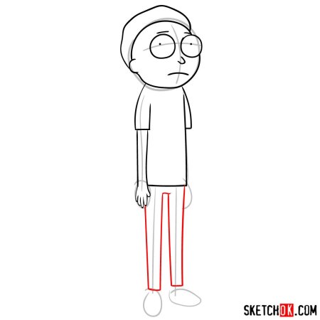 Рик и Морти нарисовать поэтапно