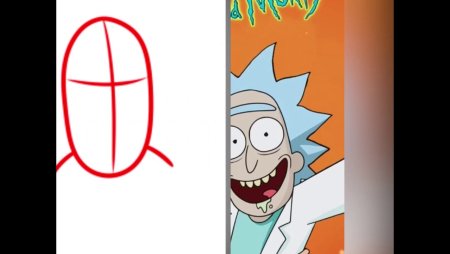 Рик и Морти для срисовки