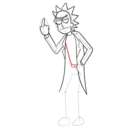 Рик и Морти Рик в полный рост