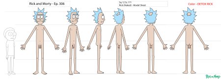 Рик и Морти чб