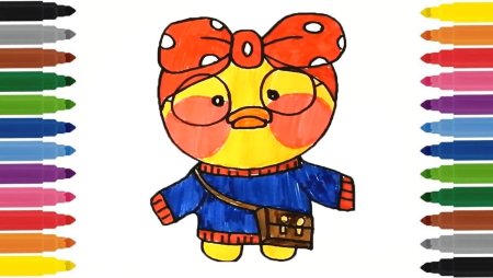 Нарисовать уточку Лала Фанфан