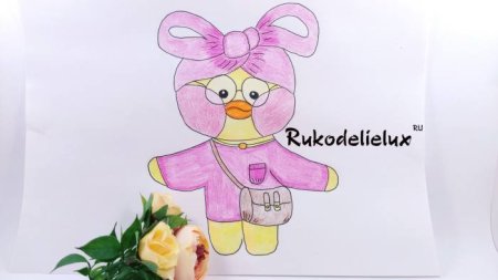 Лалафанфан рисунок в одежде рисунки карандашом