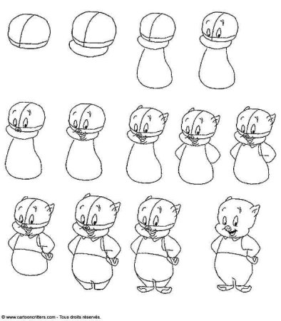 Пошаговое рисование карандашом