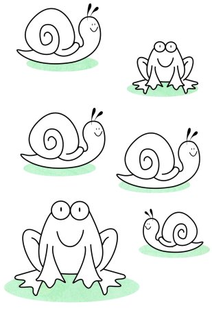 Рисование лягушка старшая группа