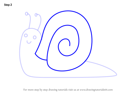 Улитка пошаговое рисование