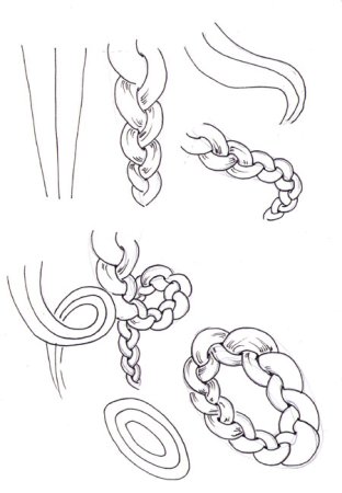 Коса колосок схема плетения