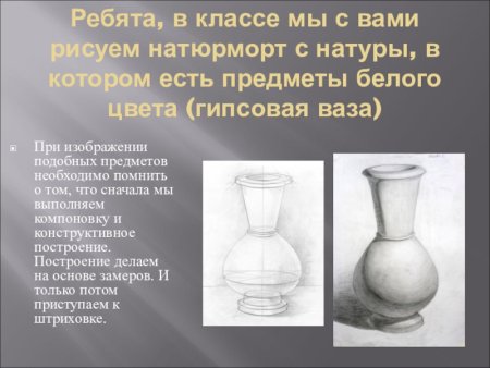 Последовательность построения вазы