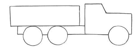 Рисование грузовая машина в старшей группе