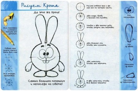 Рисунок Кроша из смешариков пошагово