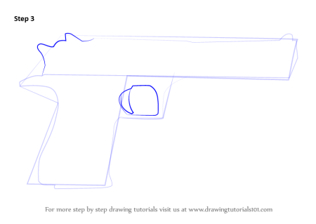 Desert Eagle нарисовать
