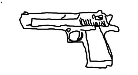 Desert Eagle 50 AE чертеж