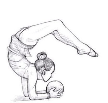 Гимнастка карандашом