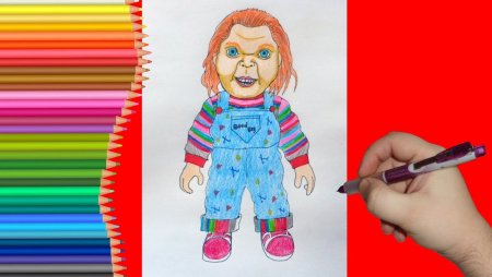 How to drawing Chucky