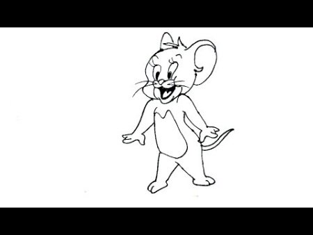 Джерри Маус картинки карандашом