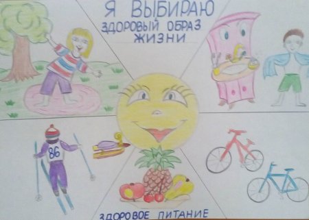 Плакат здоровый образ жизни