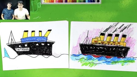 Титаник рисование