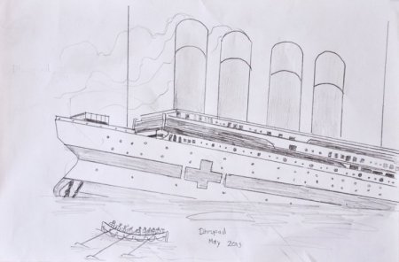 Раскраски Титаник и Британик