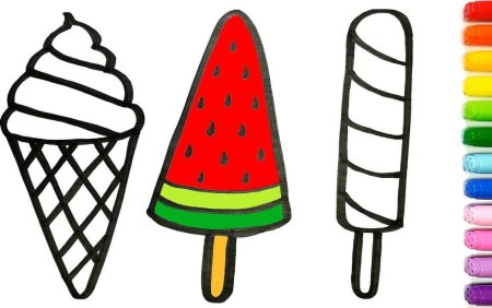 Мороженое карандашом