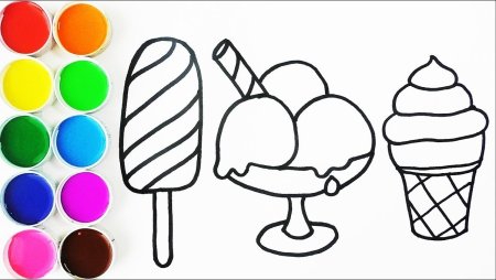 Рисование мороженое