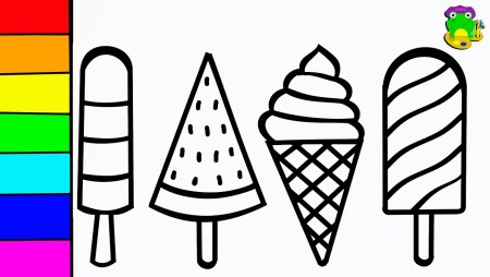 Рисование мороженое