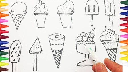 Мороженое карандашом