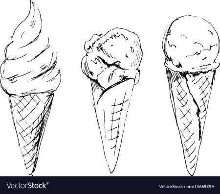 Наброски мороженого