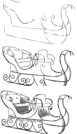 Рисование санки