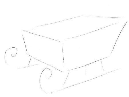 Сани рисунок 2 класс