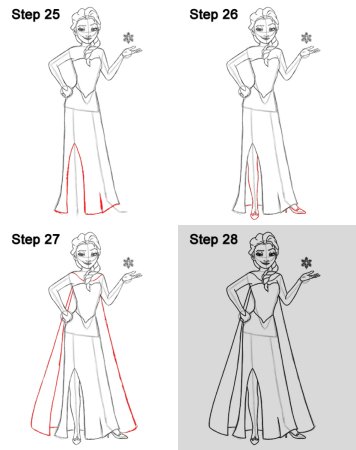 Поэтапное рисование лица