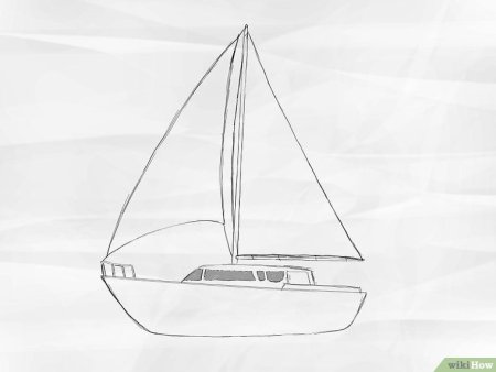 Учиться рисовать яхту