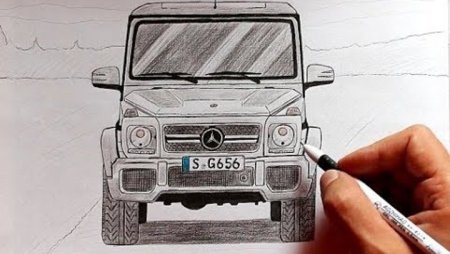 Мерседес g63 AMG чертежи