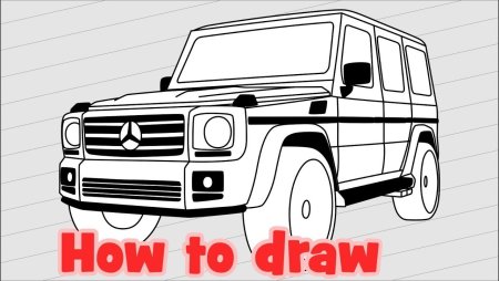 Mercedes Benz g63 drawing