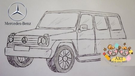 Раскраска Мерседес Гелендваген g63 AMG