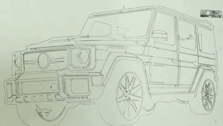 Mercedes g65 AMG чертежи