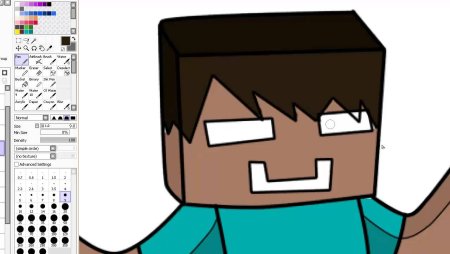 Как нарисовать Стива из Minecraft