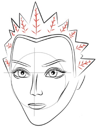 Снежная Королева рисунок