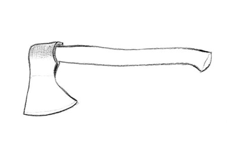 Топор раскраска