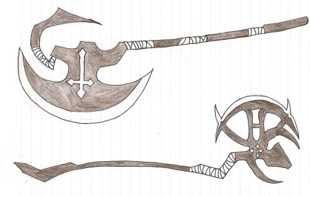 Таёжный топор чертёж