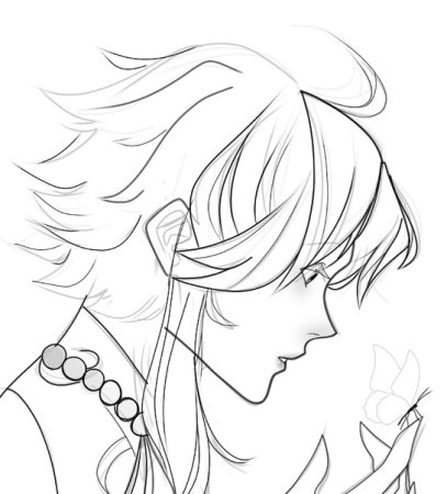 Сяо рисунок лицо