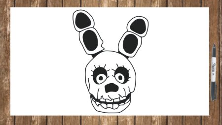 ФНАФ плакат рисовать