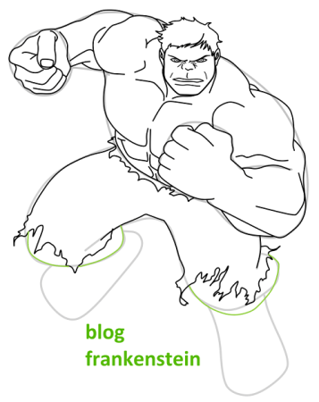 Как нарисовать Халка за 10 минут