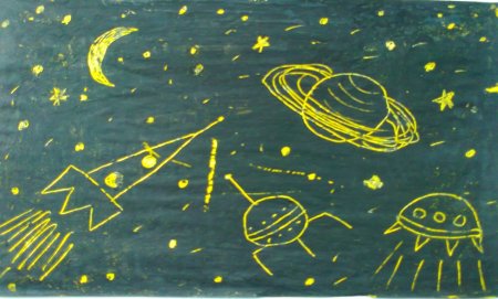 Техника рисования граттаж в детском саду