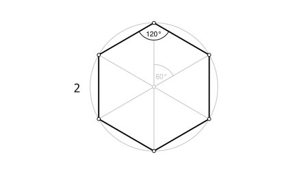 Восьмиугольник диаметр 120