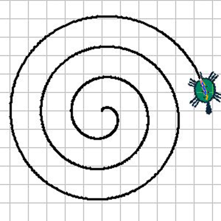 Спираль рисунок карандашом